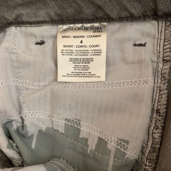 Jones New York Denim Women’s Lexington Straight Leg Zip Closure Jeans Pants - Picture 7 of 9